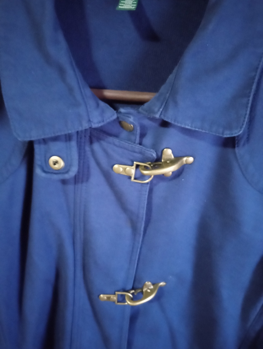 Women’s Blue Snap &  Toggle Coat Lauren Jeans Co. Ralph Lauren 2X